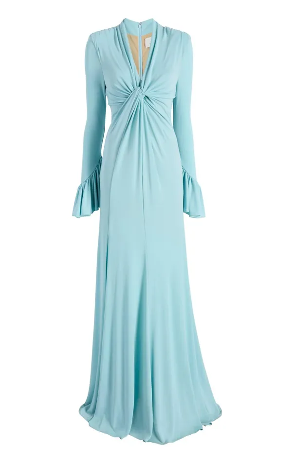Women Cinq Sept Cocktail and Evening Evelyn Gown Morning Sky