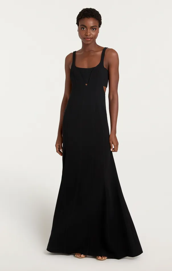 Women Cinq Sept Cocktail and Evening Liliane Gown Black