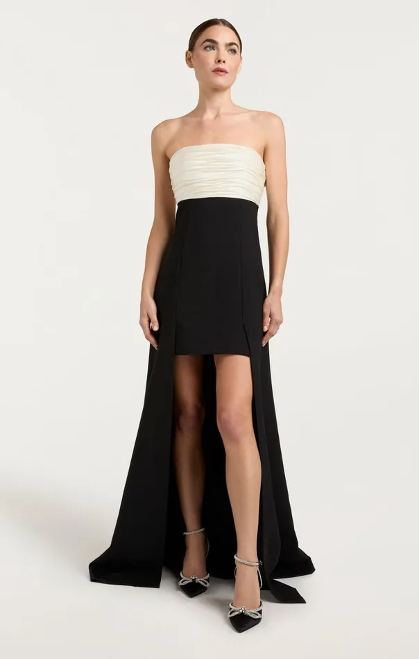 Women Cinq Sept Cocktail and Evening Lorella Gown Blackivory