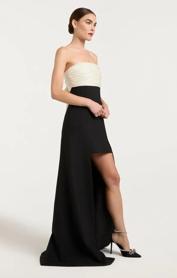 Women Cinq Sept Cocktail and Evening Lorella Gown Blackivory