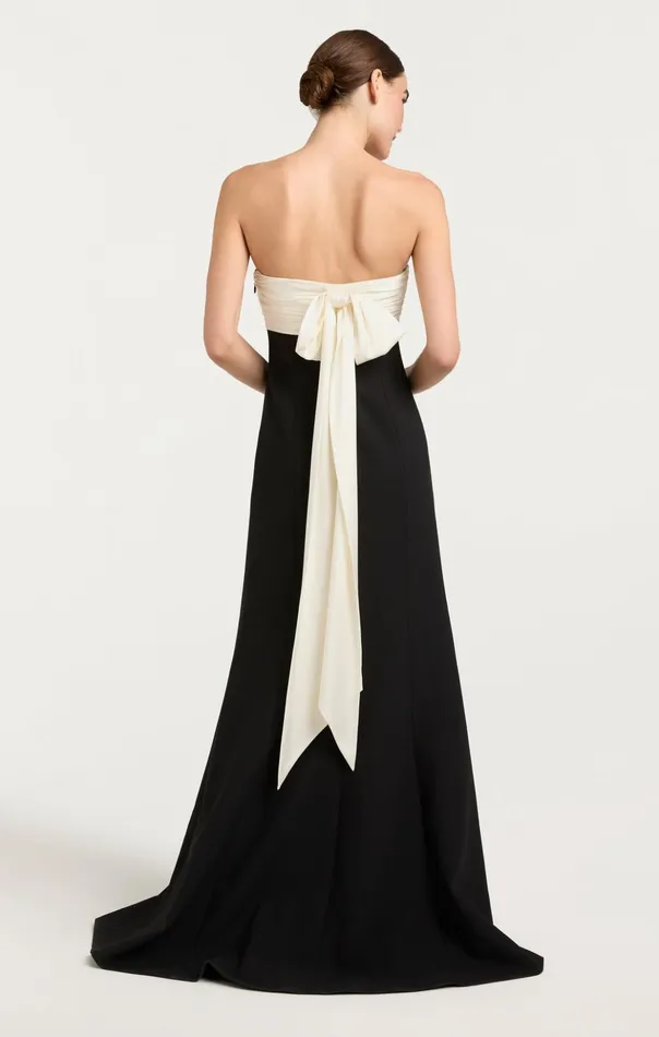 Women Cinq Sept Cocktail and Evening Lorella Gown Blackivory