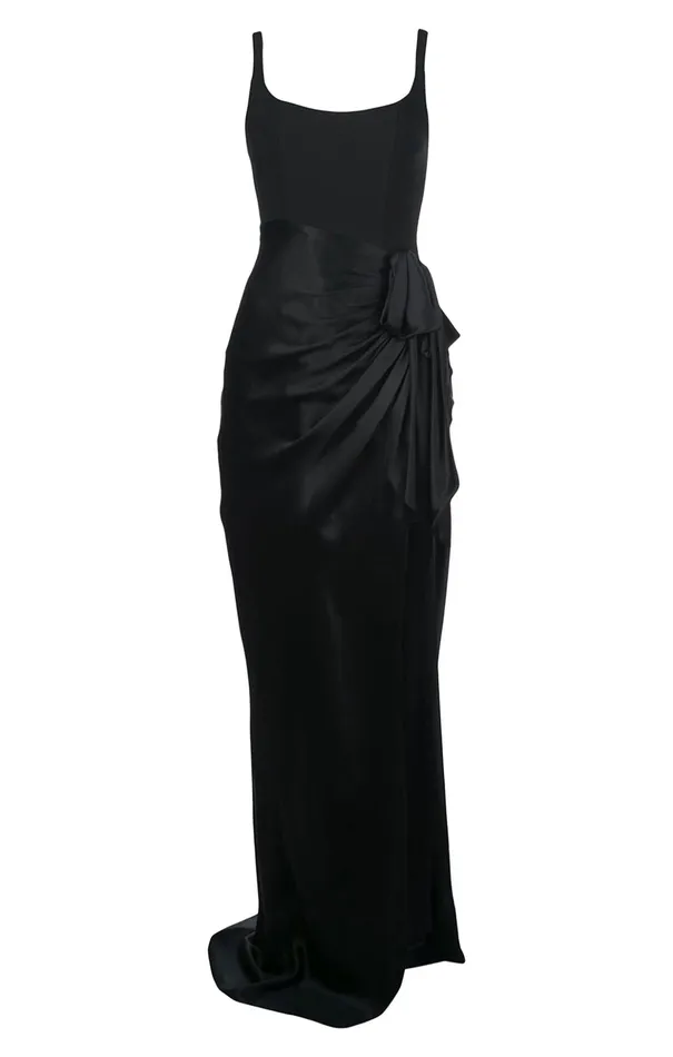 Women Cinq Sept Cocktail and Evening Marian Gown Black