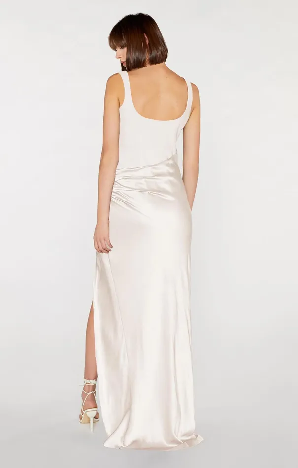 Women Cinq Sept Cocktail and Evening Marian Gown Ivory