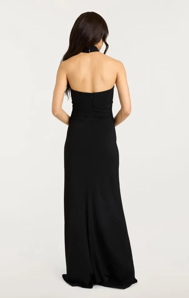 Women Cinq Sept Cocktail and Evening Raashi Gown Black