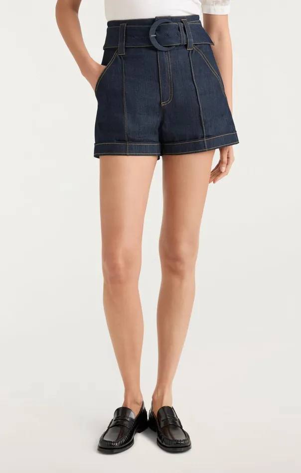 Women Cinq Sept Denim Denim Aldi Short Indigo