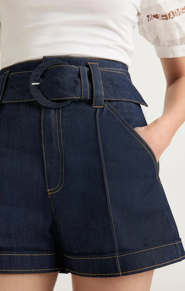 Women Cinq Sept Denim Denim Aldi Short Indigo