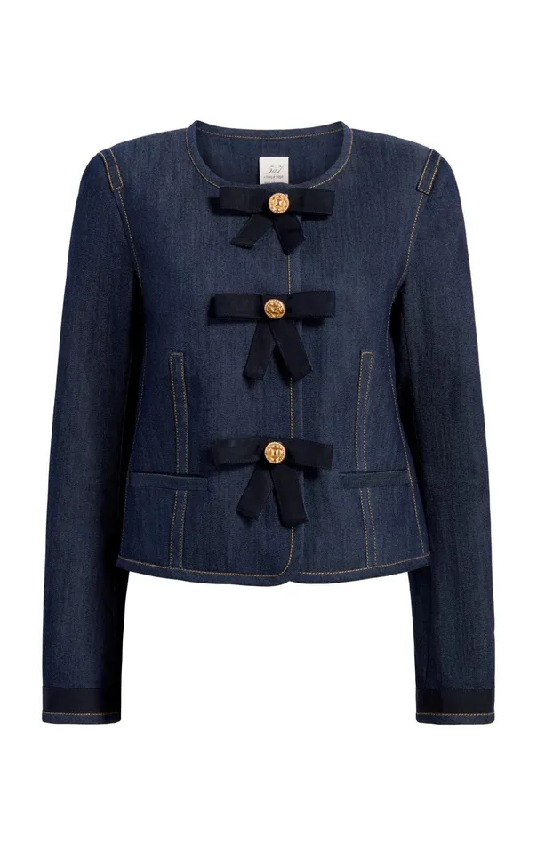 Women Cinq Sept Denim Taya Jacket Indigo
