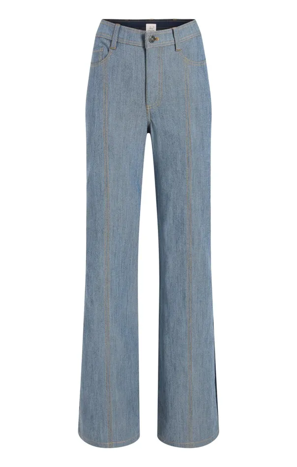 Women Cinq Sept Denim Verona Pant Light Indigoindigo