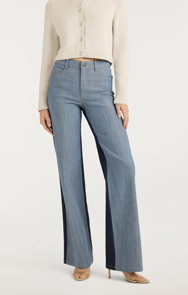 Women Cinq Sept Denim Verona Pant Light Indigoindigo