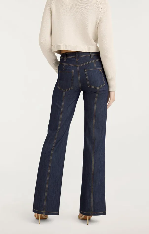 Women Cinq Sept Denim Verona Pant Light Indigoindigo