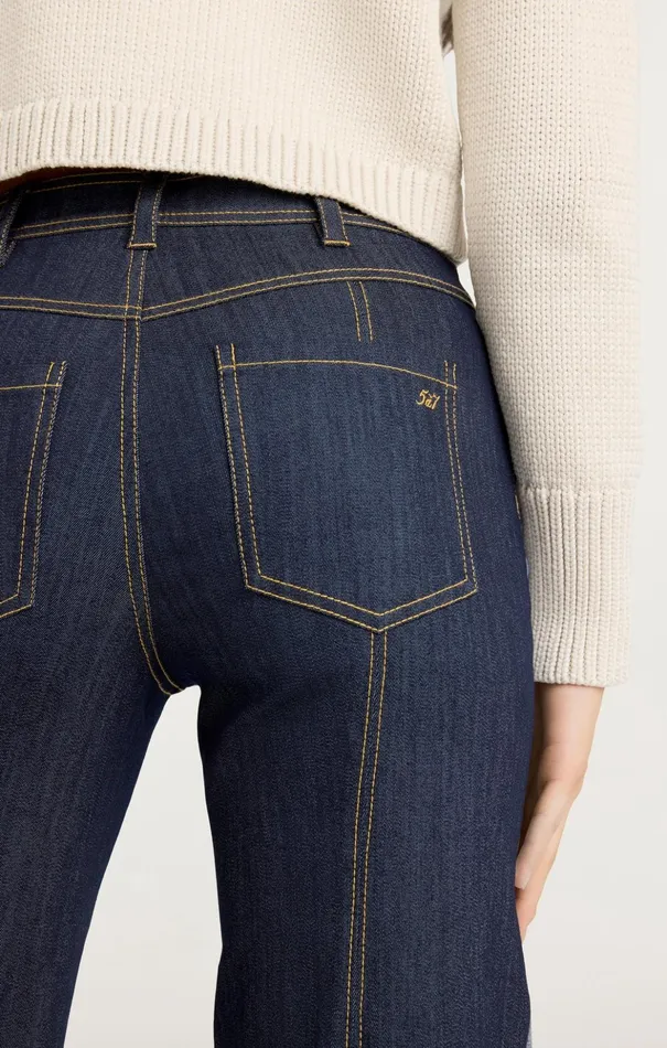Women Cinq Sept Denim Verona Pant Light Indigoindigo