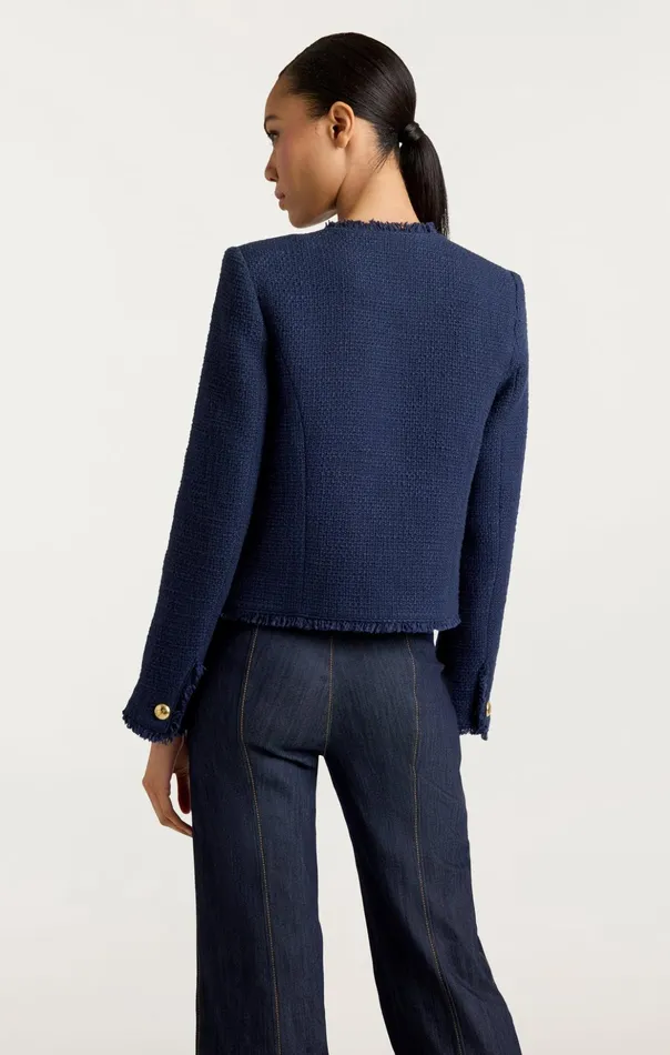 Women Cinq Sept Jackets Christie Jacket Navy