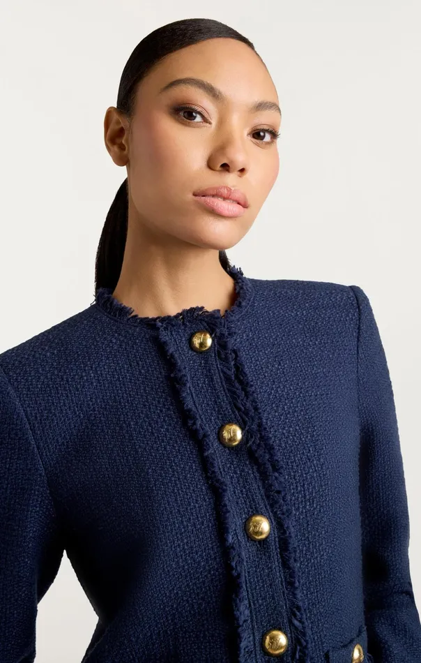 Women Cinq Sept Jackets Christie Jacket Navy