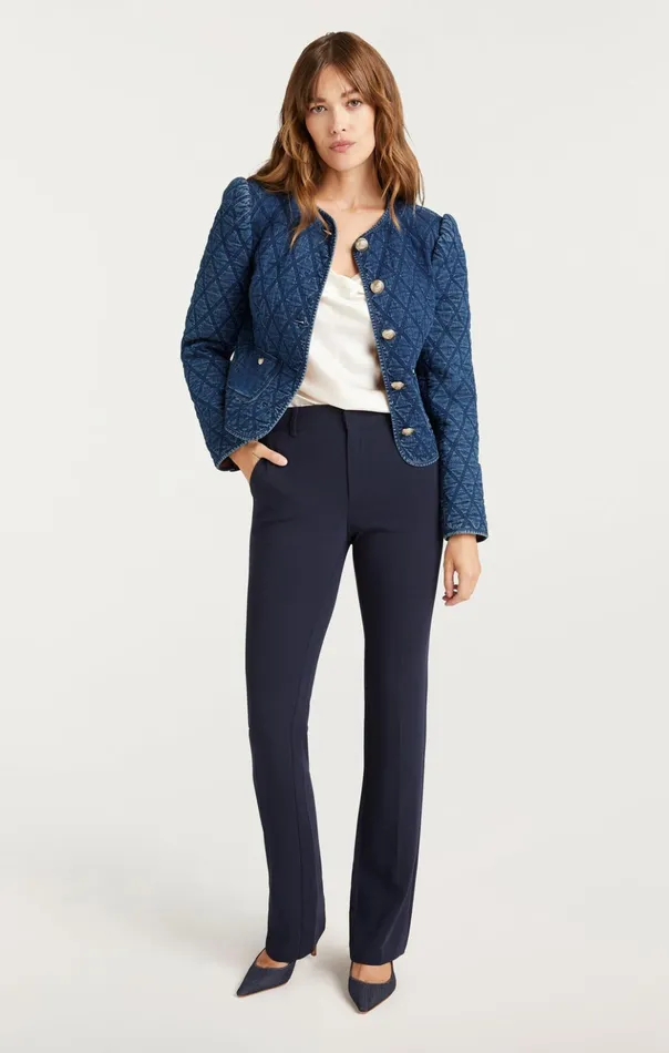 Women Cinq Sept Jackets Gretchen Jacket Medium Wash