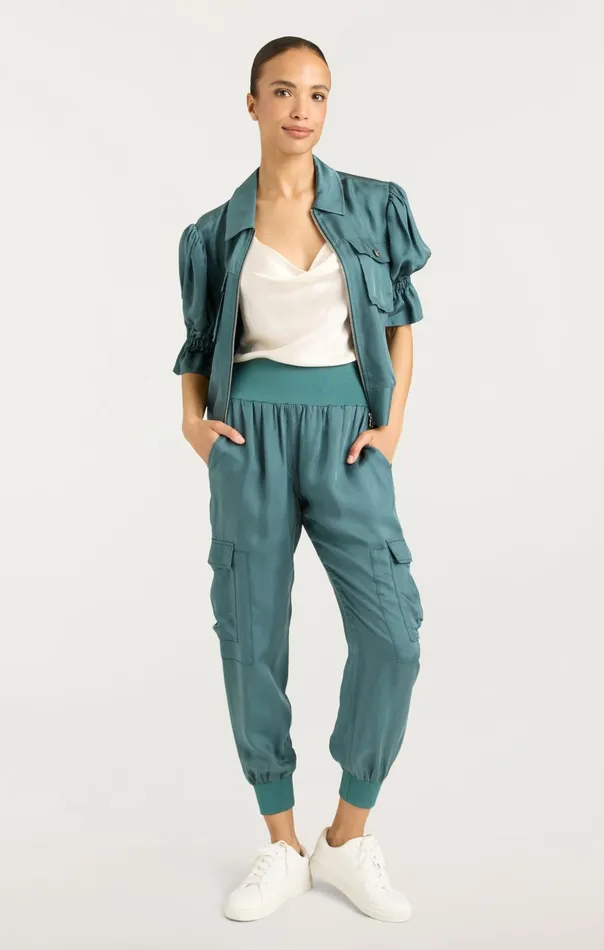 Women Cinq Sept Jackets Holly Jacket Green Onyx