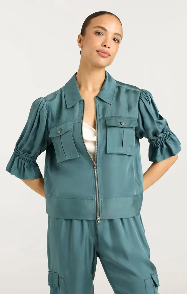 Women Cinq Sept Jackets Holly Jacket Green Onyx