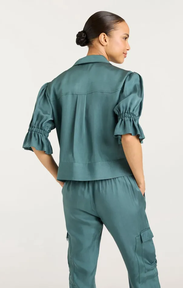 Women Cinq Sept Jackets Holly Jacket Green Onyx