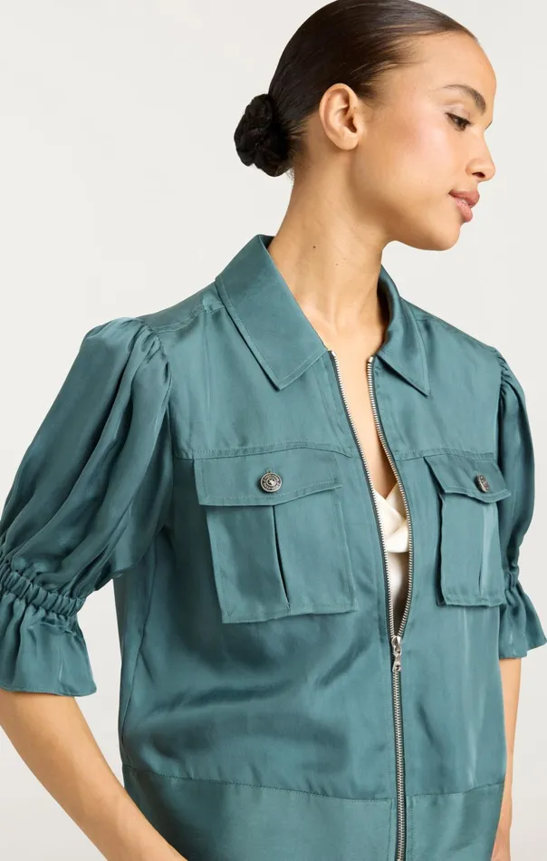 Women Cinq Sept Jackets Holly Jacket Green Onyx