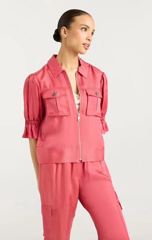 Women Cinq Sept Jackets Holly Jacket Sour Cherry