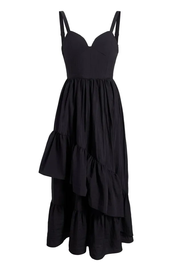 Women Cinq Sept Midi Amy Dress Black