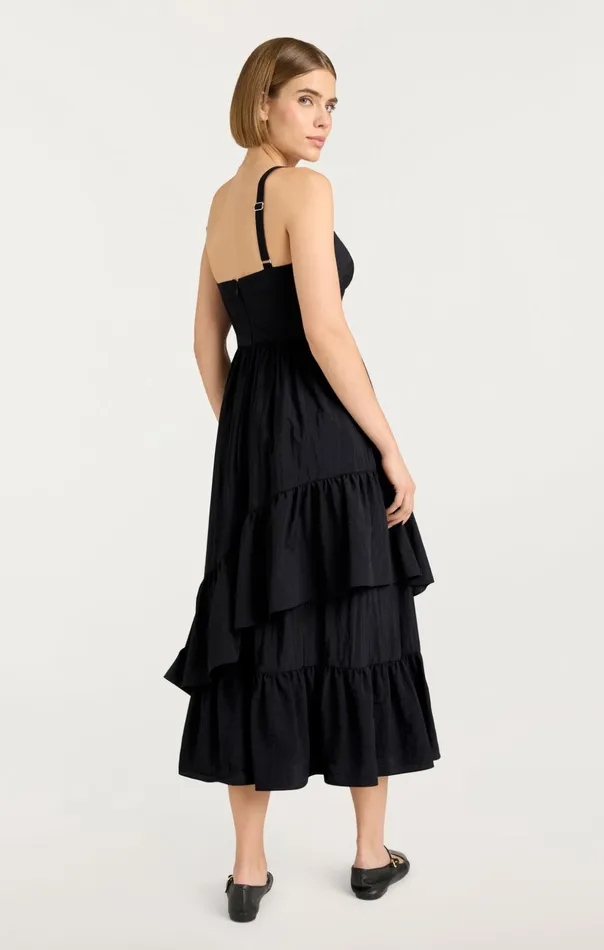 Women Cinq Sept Midi Amy Dress Black