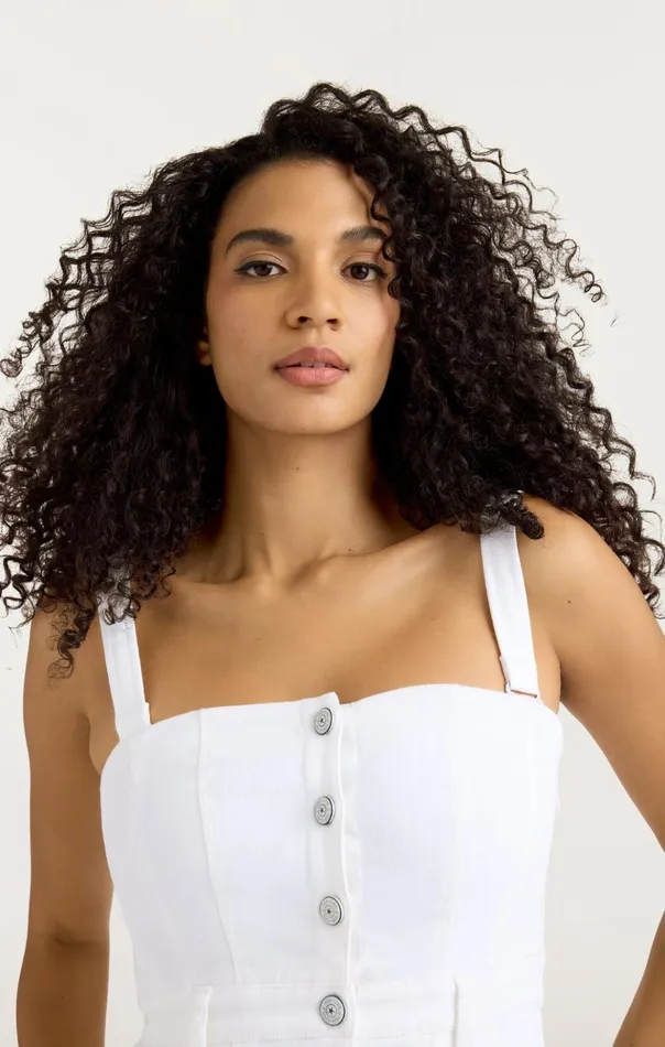 Women Cinq Sept Midi Veena Dress White