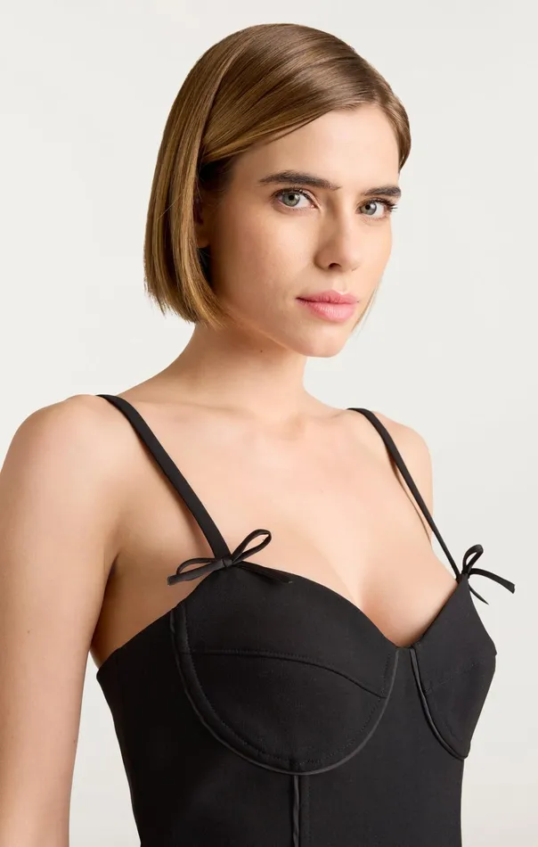Women Cinq Sept Mini Felicia Dress Black