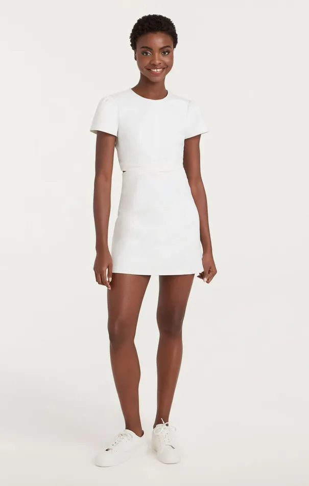 Women Cinq Sept Mini Maddy Dress White
