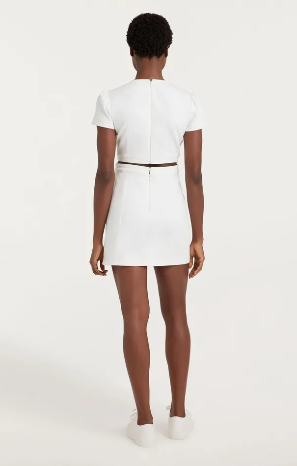 Women Cinq Sept Mini Maddy Dress White