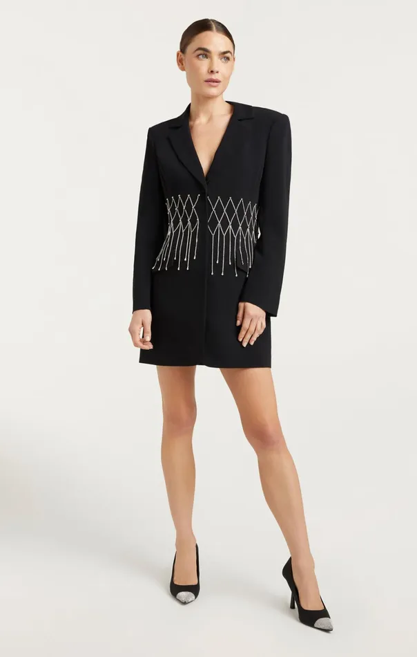 Women Cinq Sept Mini Naydeen Dress Black