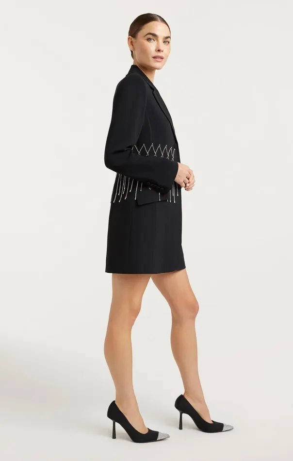 Women Cinq Sept Mini Naydeen Dress Black