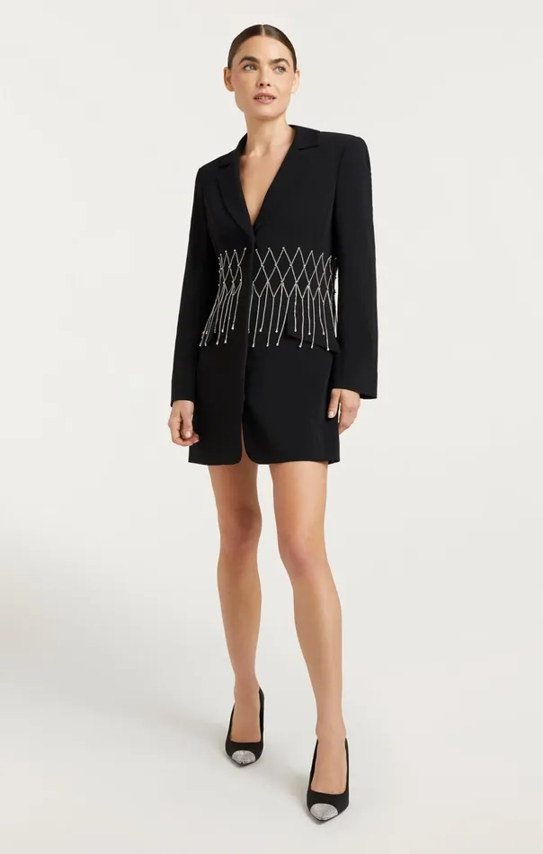 Women Cinq Sept Mini Naydeen Dress Black