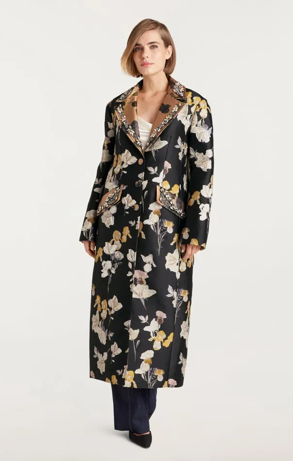 Women Cinq Sept Outerwear Rabia Coat Blackmulti