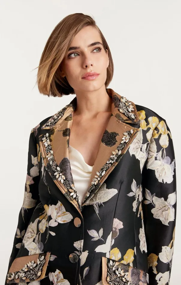 Women Cinq Sept Outerwear Rabia Coat Blackmulti
