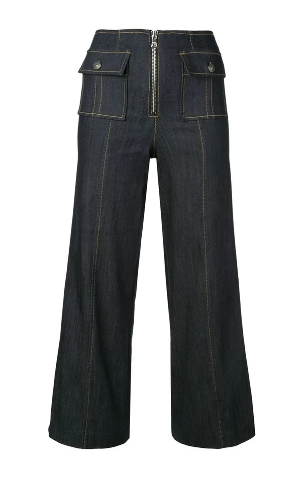 Women Cinq Sept Pants Azure Pant Indigo