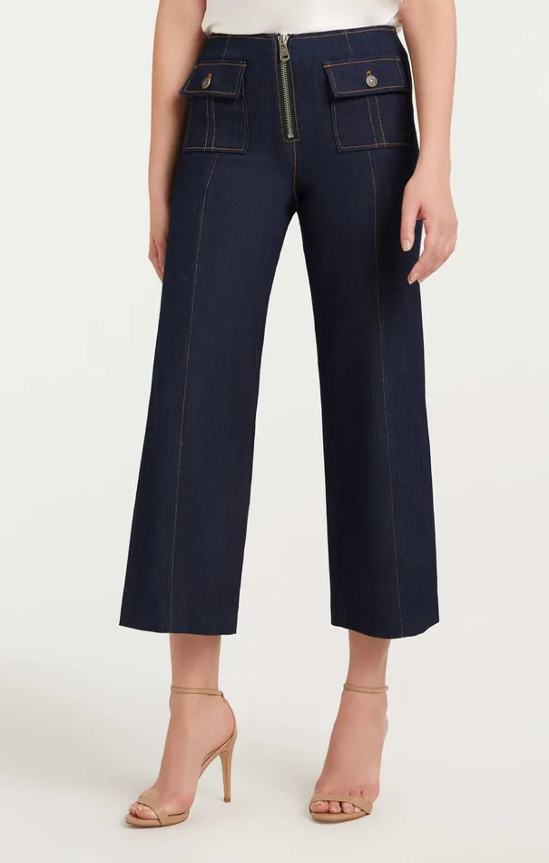 Women Cinq Sept Pants Azure Pant Indigo
