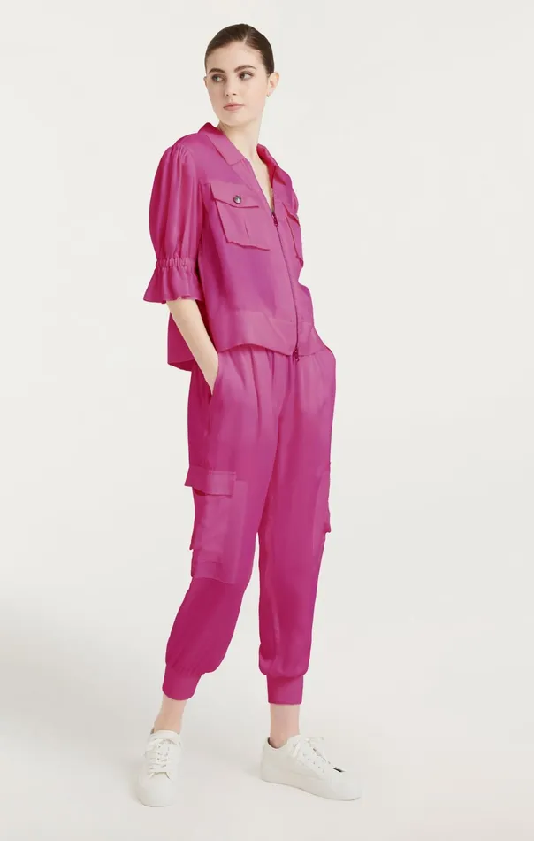 Women Cinq Sept Pants Giles Pant Plum Radish