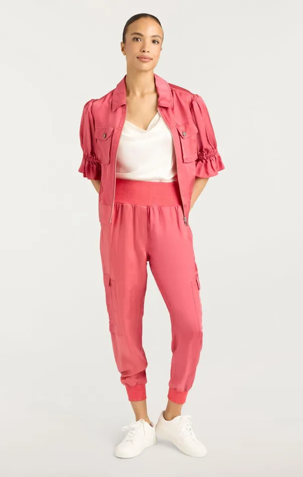 Women Cinq Sept Pants Giles Pant Sour Cherry