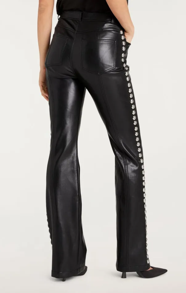 Women Cinq Sept Pants Studded Shailene Pant Black