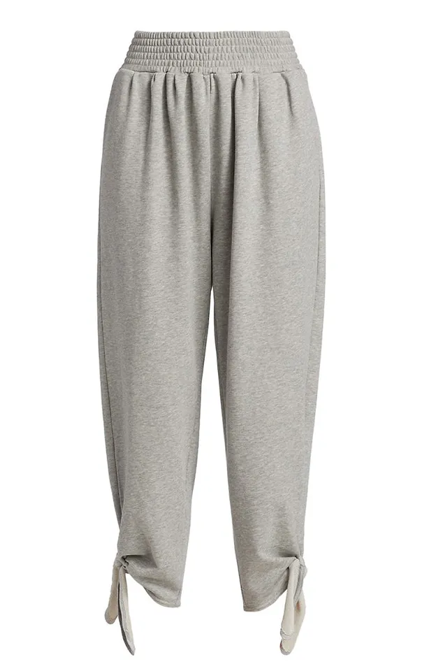 Women Cinq Sept Pants Terry Liana Pant Heather Grey