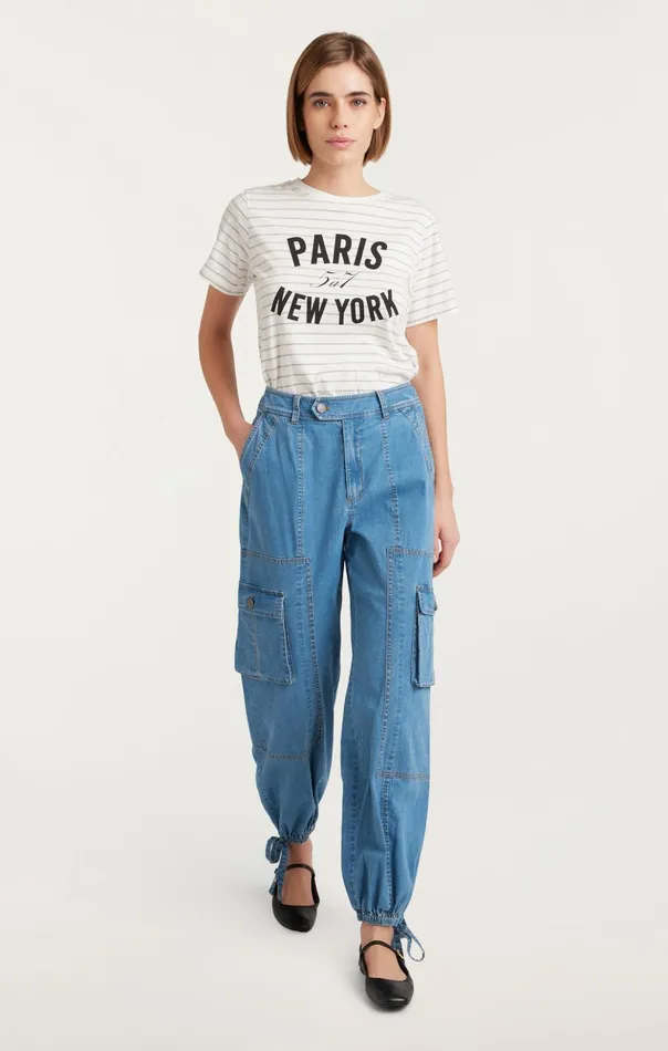 Women Cinq Sept Pants Zola Pant Light Wash