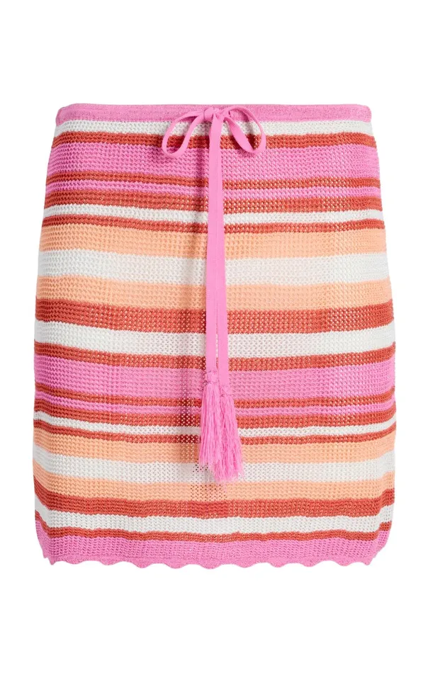 Women Cinq Sept Skirts Ari Skirt Pink Multi