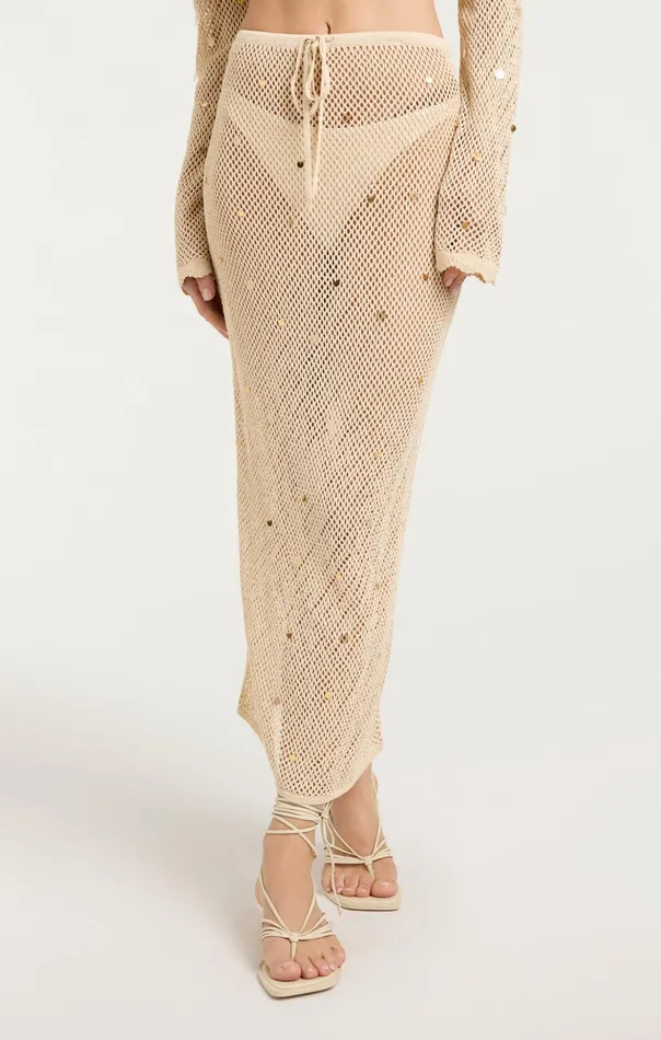 Women Cinq Sept Skirts Briar Skirt Naturalgold