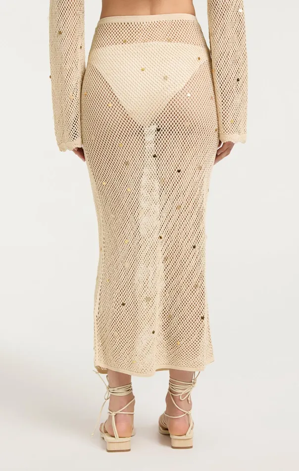 Women Cinq Sept Skirts Briar Skirt Naturalgold