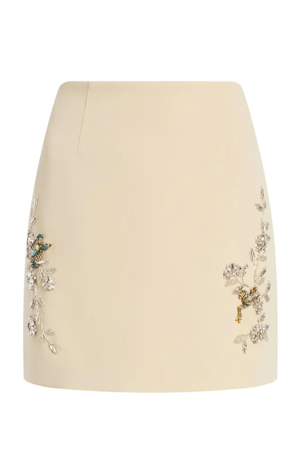 Women Cinq Sept Skirts Diamond Vines Doris Skirt Khakisilver