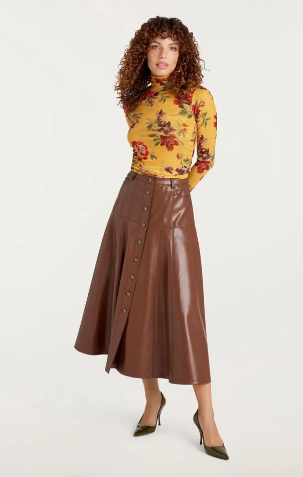 Women Cinq Sept Skirts Veena Skirt Espresso