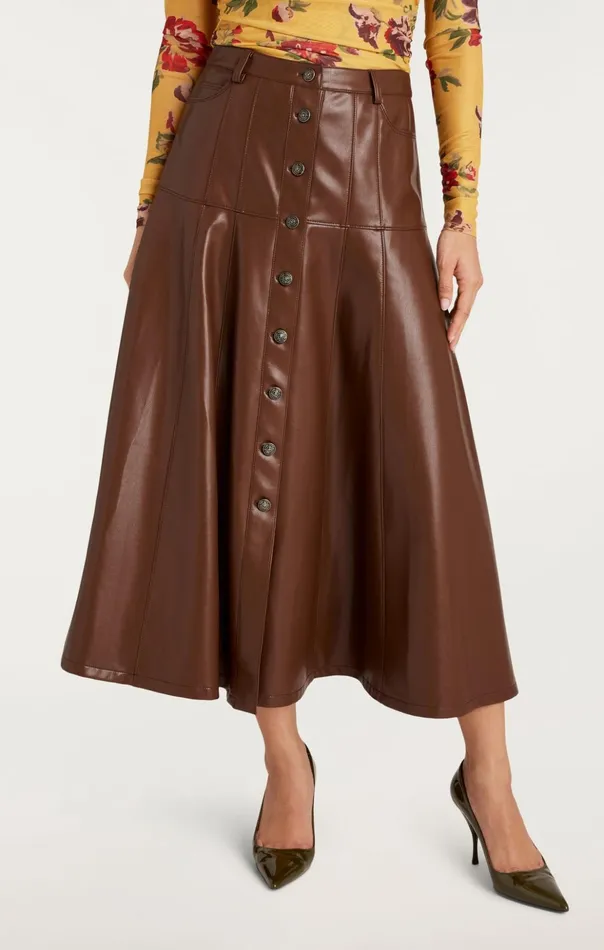 Women Cinq Sept Skirts Veena Skirt Espresso