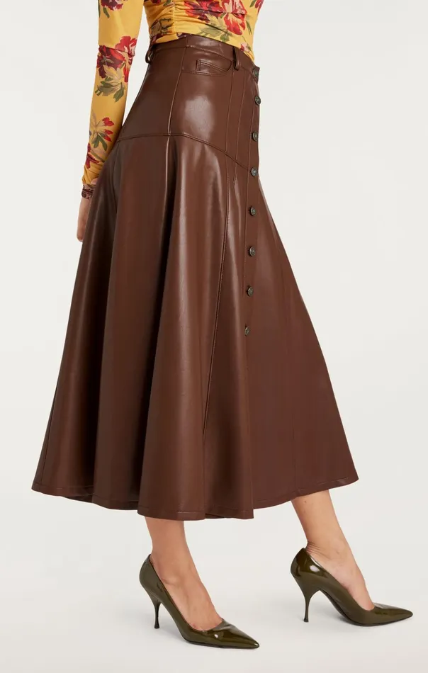 Women Cinq Sept Skirts Veena Skirt Espresso