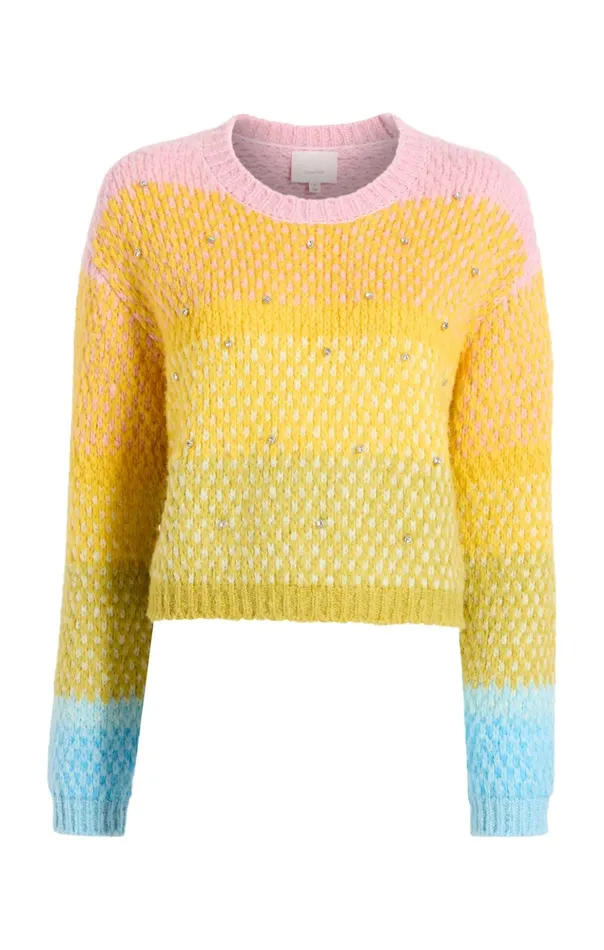 Women Cinq Sept Sweaters and Knits Caspar Pullover Rainbow Multi