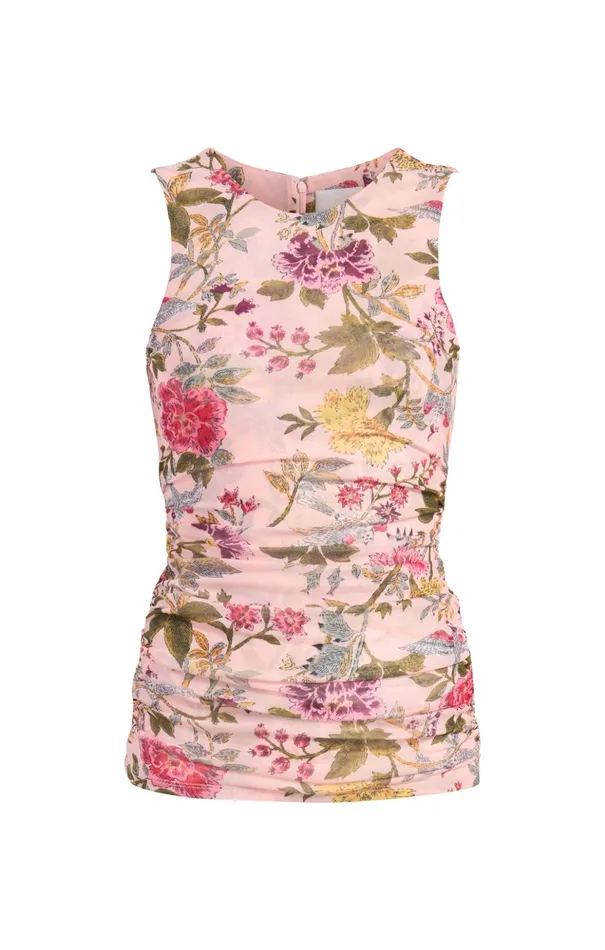 Women Cinq Sept Tank Tops and Camisoles Dasha Top Soft Pink Multi